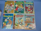 Lot of Six Golden Age Dell Walt Disney Comic Books