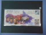 Star Trek First Day Cover - 25th Anniversary U.S.S. Enterprise Station