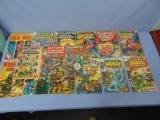 Lot of 15 US Army Comic Books - Men of War, Sgt. Fury, Captain Savage and More
