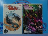 Two Silk Variant Cover Edition Comic Books