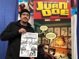 Original Art Dark Ark Issue #1 Page 6, 1st Appearance of Krull. AfterShock Comics-artist Juan Doe