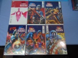 Marvel Comics Captain America Reborn Complete Set - With Variant Cover #1
