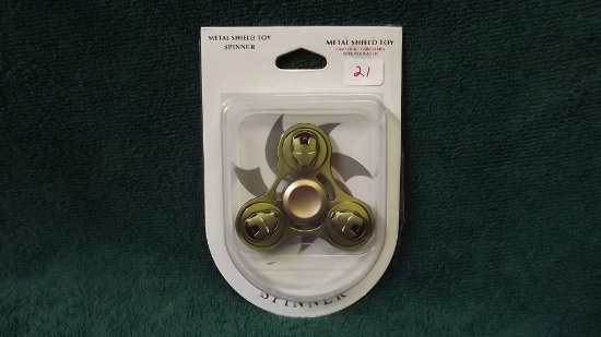 Marvel Iron Man Metal Shield Toy Spinner New In Package