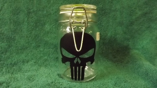 New Punisher Stash Jar. 4 1/2" High