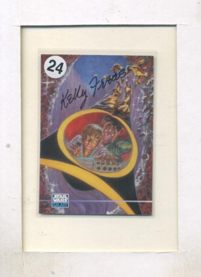 Frank Kelly Freas Autographed Star Wars Galaxy Card