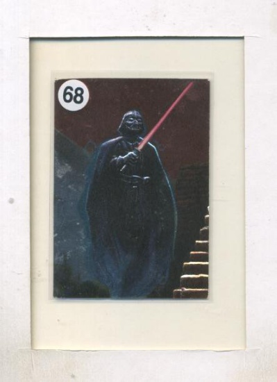 Darth Vader Finest Insert Autographed by Dan Brereton