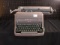 Vintage Royal Typewriter (Green Keys) - From Stockwell & Binney, Corona, California