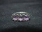 Vintage Sterling SIlver Amethyst & Marcasite Ring - Size 7