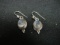Pair Of Vintage Old Pawn Sterling Silver Labradorite Earrings