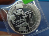 2018 New Zealand Niue $2 Silver Bullion Coin - Stormtrooper