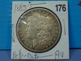 1883-S Morgan Silver Dollar - Better Date - AU