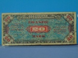 1944 MPC Military Payment Certificate - 20 Mark Note