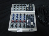 Peavey PV6 6-Input Stereo Audio Mixer With Power Supply