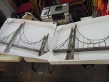 Dimensional Metal Suspension Bridge Wall Art Piece - New