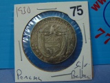 1930 Panama Silver One Balboa