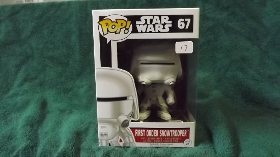 Funko Pop! Star Wars #67 First Order Snowtrooper Vinyl Bobble-Head From The Force Awakens