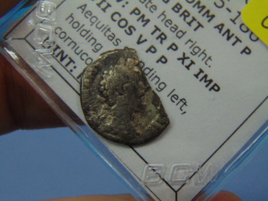 Ancient Roman Silver Denarius - Commodus
