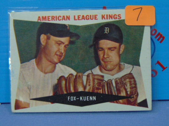 1960 Topps #429 American League Kings Card