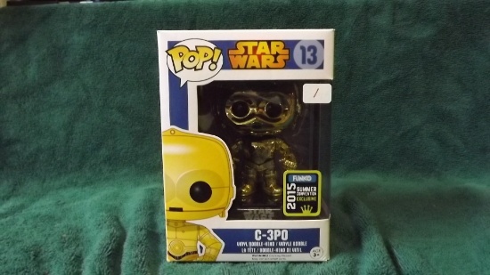 Funko Pop! Star Wars #13 C-3PO 2015 Summer Convention Exclusive Vinyl Bobble-Head