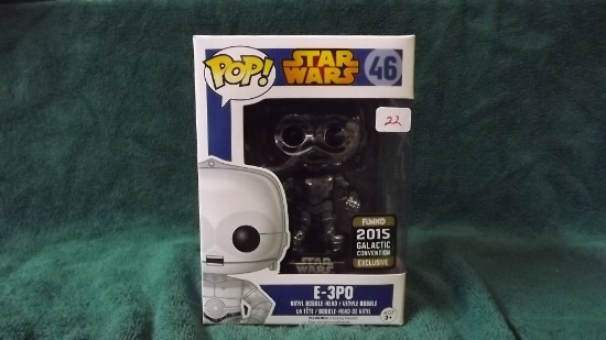 Funko Pop! Star Wars #46 E-3PO 2015 Galactic Convention Exclusive Vinyl Bobble-Head