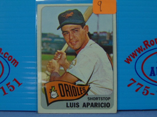 1965 Topps #410 Luis Aparicio Orioles Baseball Card