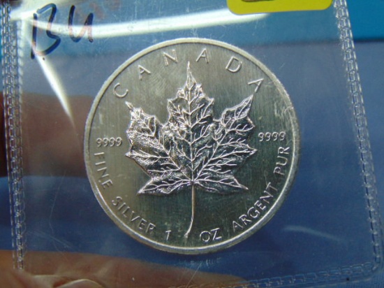 2013 Canada $5 Silver Maple Leaf Bullion Coin - BU