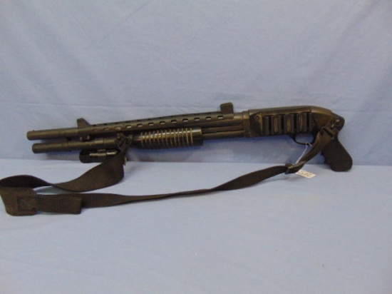 Mitchell Model 9108-BL Tactical Pistol Grip 12 Gauge Pump Shotgun
