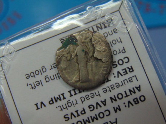 Ancient Roman Silver Denarius - Commodus
