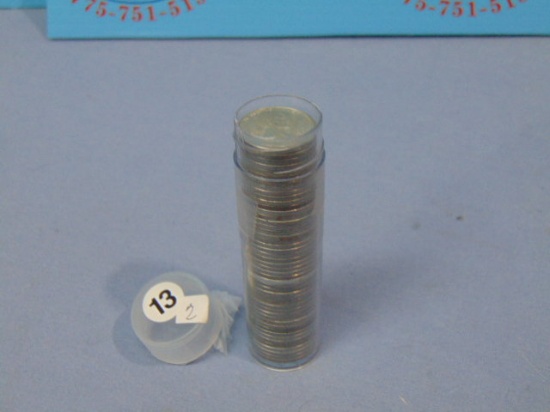 Roll of 1943-P/D/S Steel Wheat Cents - XF-XF+