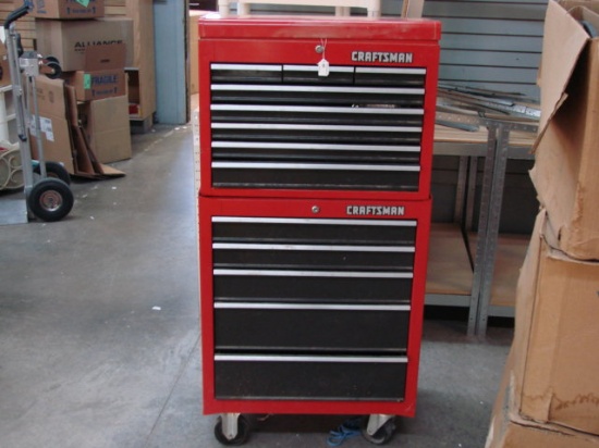 Craftsman Two-Piece Rolling Tool Cabinet