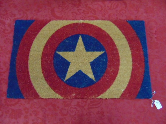 Captain America 29" x 17" Coir Door Mat - New