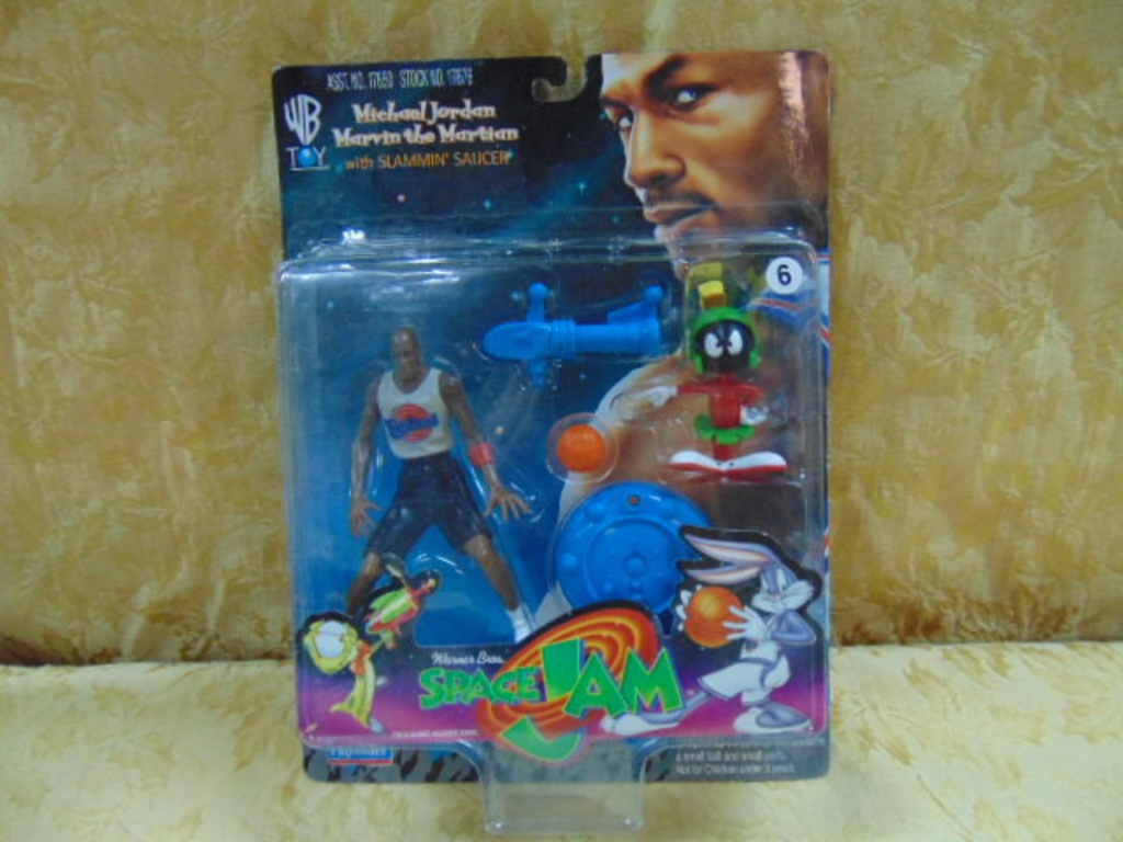 Wb Toy Space Jam Michael Jordan & Marvin The Martian With Slammin 