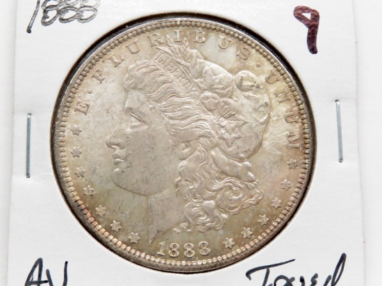 Morgan $ 1888 AU Toned