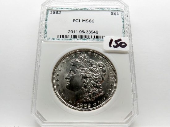 Morgan $ 1882 PCI Mint State (Old Holder)