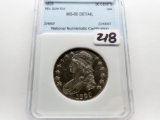 Capped Bust Half $ 1829 NNC Mint State Details (Reverse scratch)