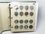 Littleton Custom Kennedy Half $ Album, 1964-87, 80 Coins includes extra.4-90% Silver, 24-40%, both 7