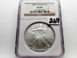 American Silver Eagle 2008W NGC MS70