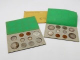 1958 US Mint Set with expected toning, without outer envelope