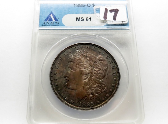 Morgan $ 1885-O ANACS MS61