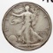 Walking Liberty Half $ 1938-D Fine  (Semi Key)