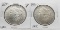 2 Morgan $ UNC 1880 & 1881-O