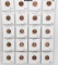 20 Lincoln Cent Proof: 1961-64, 1968-74, 1976-81, 83, 92, 93