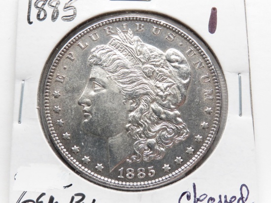Morgan $ 1885 Gem BU (Cleaned)