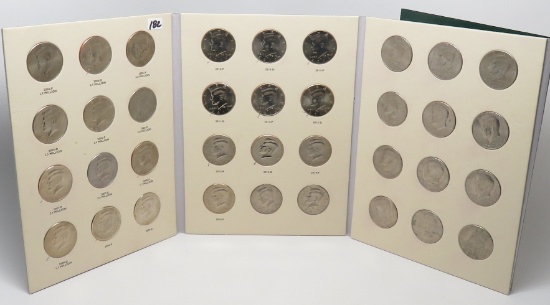 Kennedy Half $ Littleton album 2004 to 2014 most look UNC 22 coins + 14 mixed date (Dates & mint mar