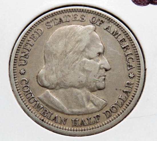 Columbian Expo Commemorative half $ 1892 Very Fine