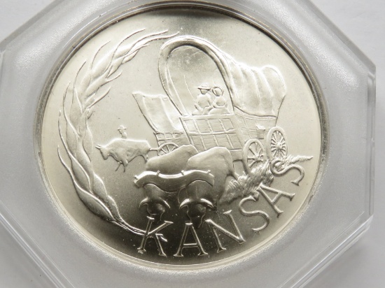 Kansas Statehood Commemorative - Sterling