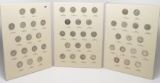 Roosevelt Dime Littleton Album 1946 to 1964 (Average Circulated) 50 Coins (Dates & mint marks not ch