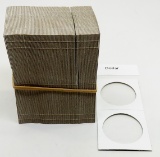 100 New Cardboard 2x2 Holders, Dollar