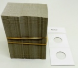 100 New Cardboard 2x2 Holders, Nickel