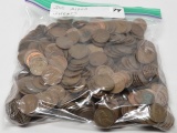 500 Lincoln Wheat Cents mixed dates